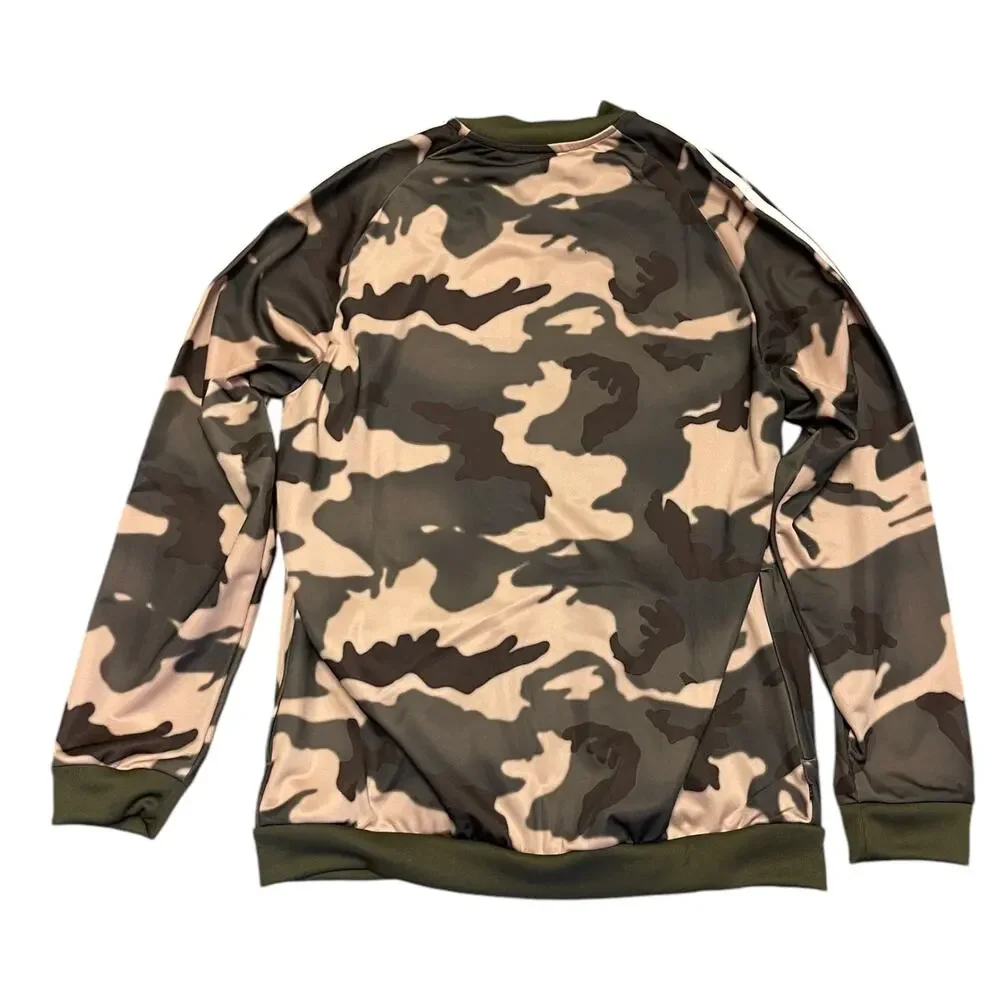 Adidas Boys Camouflage Magic Beige Tracksuit Jacket Size X-Large